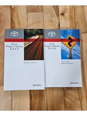 2026 TOYOTA PRIUS PLUG-IN HYBRID Owner's Manual & Multimedia